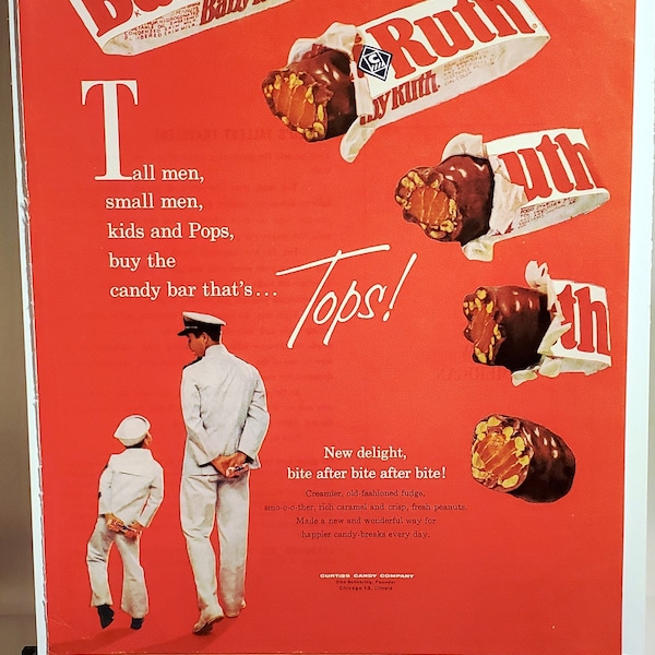Baby Ruth Candy Bar Etsy