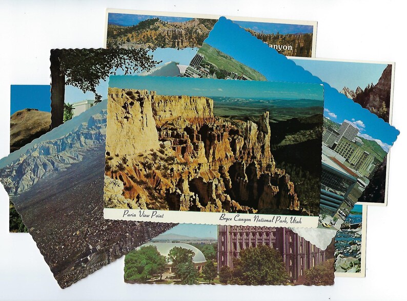 Unused Journals Salt Lake City 20 Vintage Postcards of Utah Moab,Arches Travel Postcard Scrapbooks