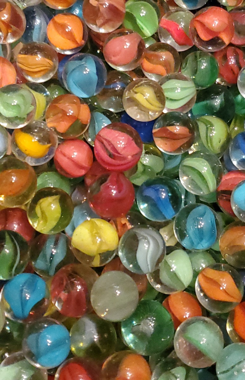 Lot of 30 Cat'sEye Marbles Single Color Cat's Eye Etsy