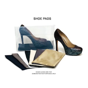 Shoe Box Pillow Pads, Plastic / Acrylic Shoe Box Protection, Designer Shoe Closet Storage, Luxury Accessories, Women’s Shoe Gift