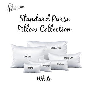 Luxury White Purse Shaping Pillow, Sateen Insert, Designer Handbag Storage & Protection, Handbag Must Have, Lightweight Shaper Pillow