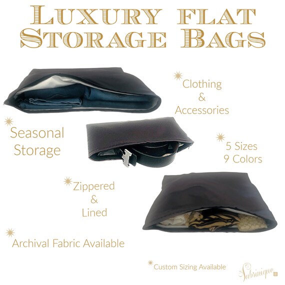 Luxury Zippered Storage Bags Seasonal Clothing Handbags Accessories Care Vintage Keepsakes Tags Included Etsy