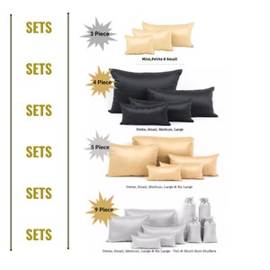 Bundled Purse Pillow Sets – NEW 3-Piece Value Set, Protect Preserve & Perfect Your Bag Collection, Handbag Collector, Luxury Purse Care