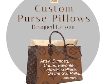 Purse Insert Pillows for LV Handbags, Shaper Forms for Purse Storage, LV Artsy / On the Go / Alma / Graceful & More