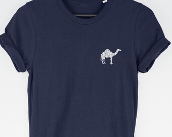 T-shirt Polygon Camel (leuk shirt met lage polyzakprint)