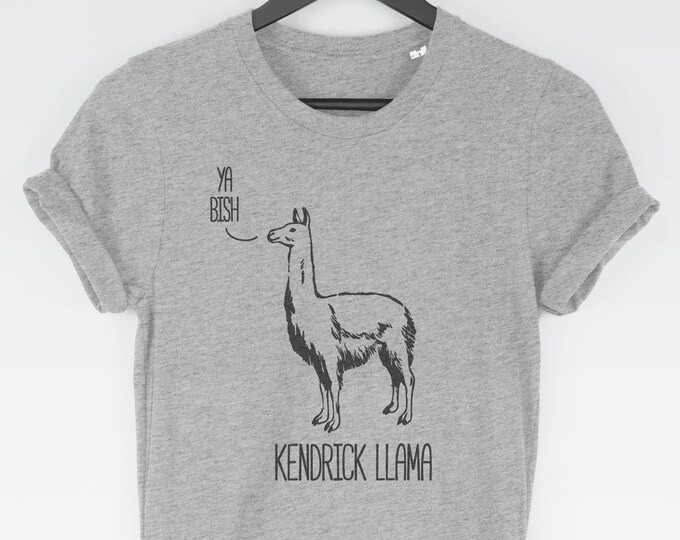 Kendrick Llama T-shirt Tee // Music T-shirts / Band T-shirts / - Etsy