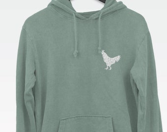 Polygon Rooster hoodie (hoodies / Women Jumper / Polygon Hoodie / Pocket / Pocket Print / Polygon / Thanksgiving / Chicken)