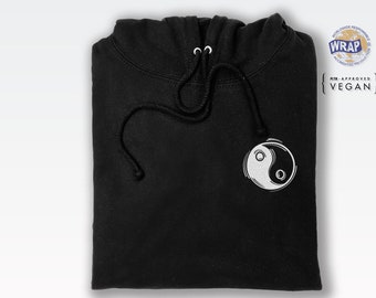 Yin Yang hoodie (hoodies / Women Jumper / Dualism Hoodie / Pocket / Pocket Print / Dualism / Spirituality / Cute Yin Yang)