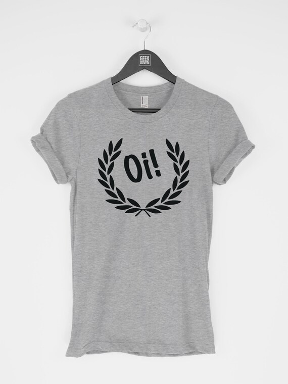 Hardcore Punk Rock Skinhead All Sizes /& Colours T-Shirt /"Oi!/" Laurel