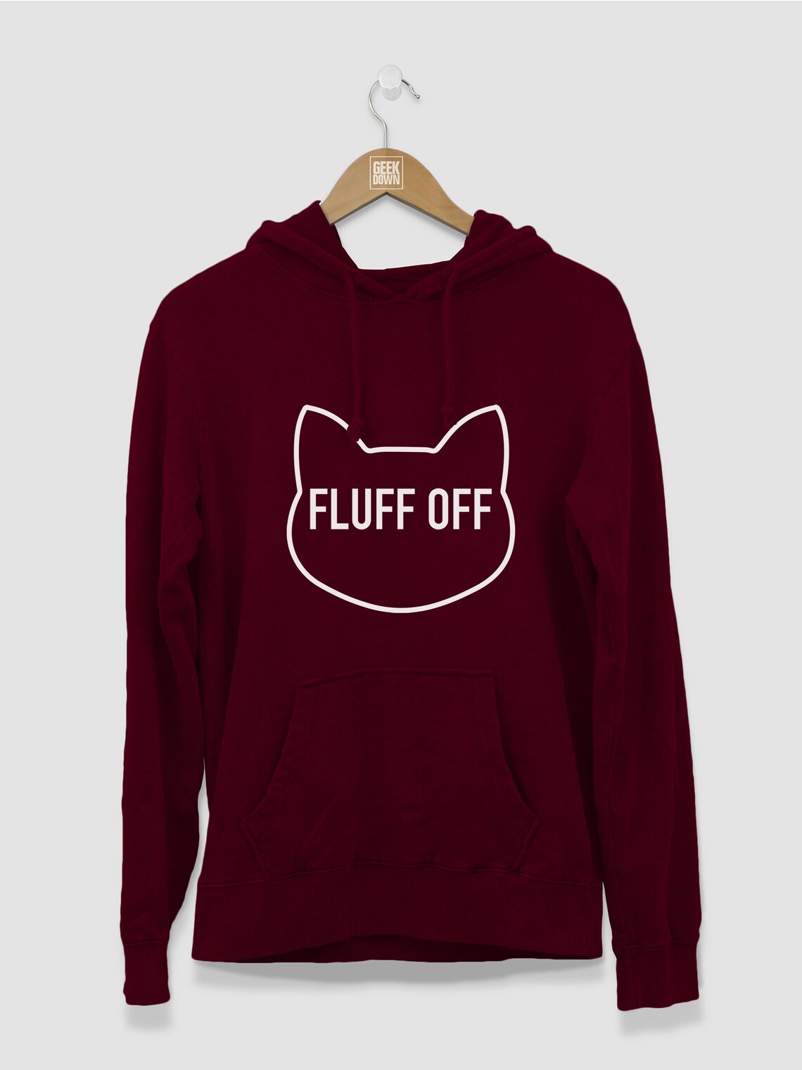 Fluff Off hoodie hoodies / Women Jumper / Fuck Off Hoodie / Etsy