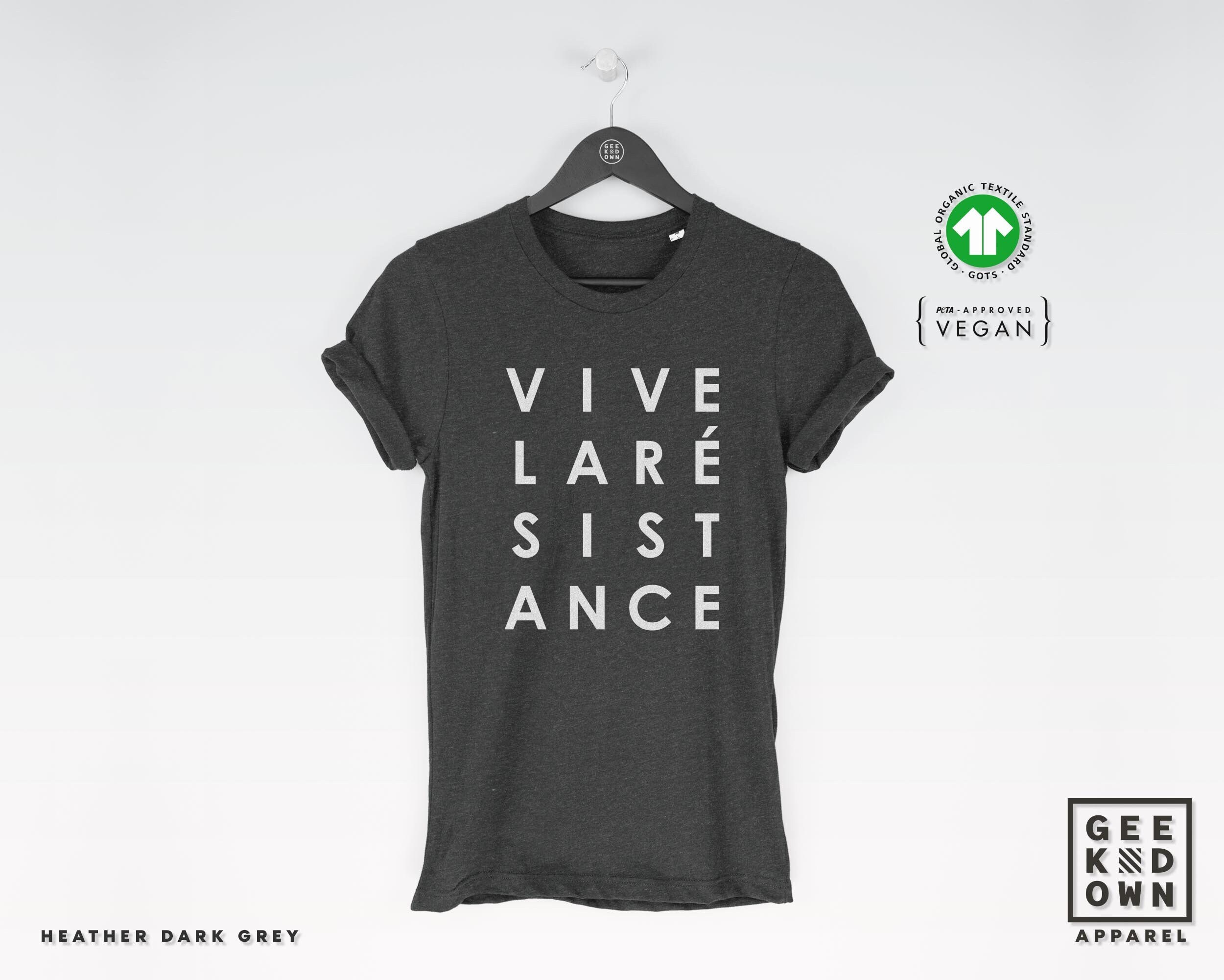 Vive La Resistance T-shirt Tee socially Conscious / Protest - Etsy