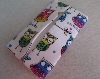Pocket Tissue Holder Cover Hoot Owl Perch Night 