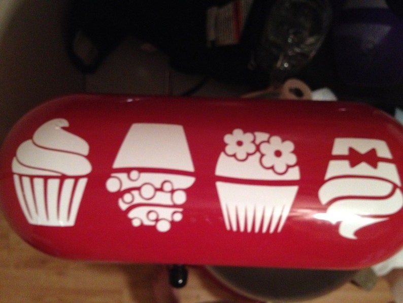 KITCHENAID Stand MIXER DECALS Vinyl Artisan Professional Cupcakes Etsy