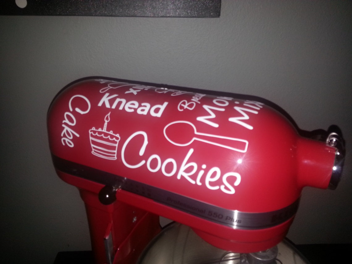KITCHENAID DECAL PERSONALIZED Stand Mixer Artisan Professional Etsy