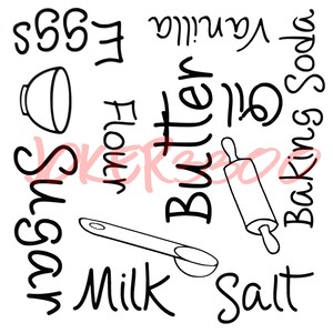 KITCHENAID STANd MIXER DECAL Ingredients image 5