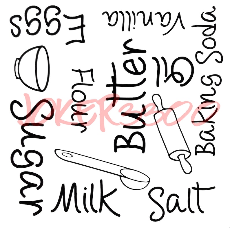 KITCHENAID STANd MIXER DECAL Ingredients image 5