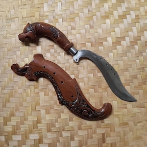 Ethnic Kujang Traditional Knife West Java Handmade Pencak Silat