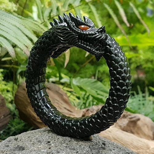 黒珊瑚のバングルブレスレット 海の宝石 インドネシア Akar