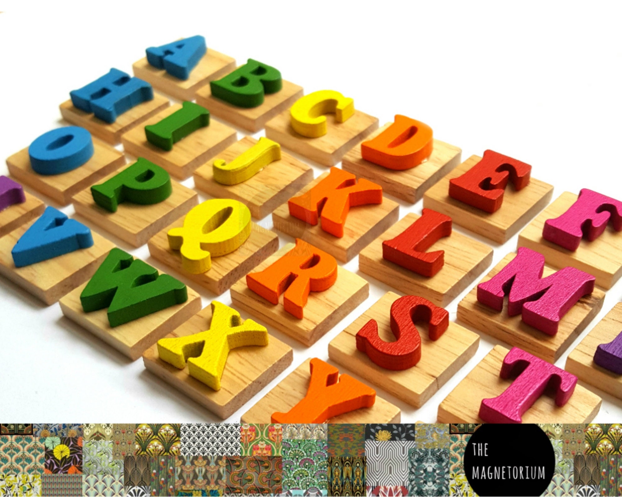 Alphabet Fridge Alphabet Letter Fridge Etsy