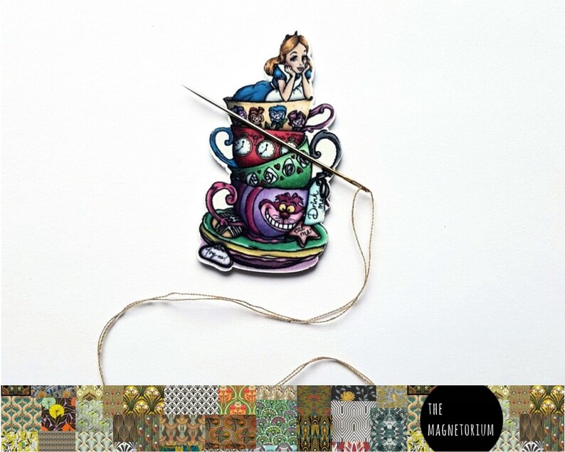 Tea Cup Needle Minder Girl Needle Minder Needle Keeper | Etsy
