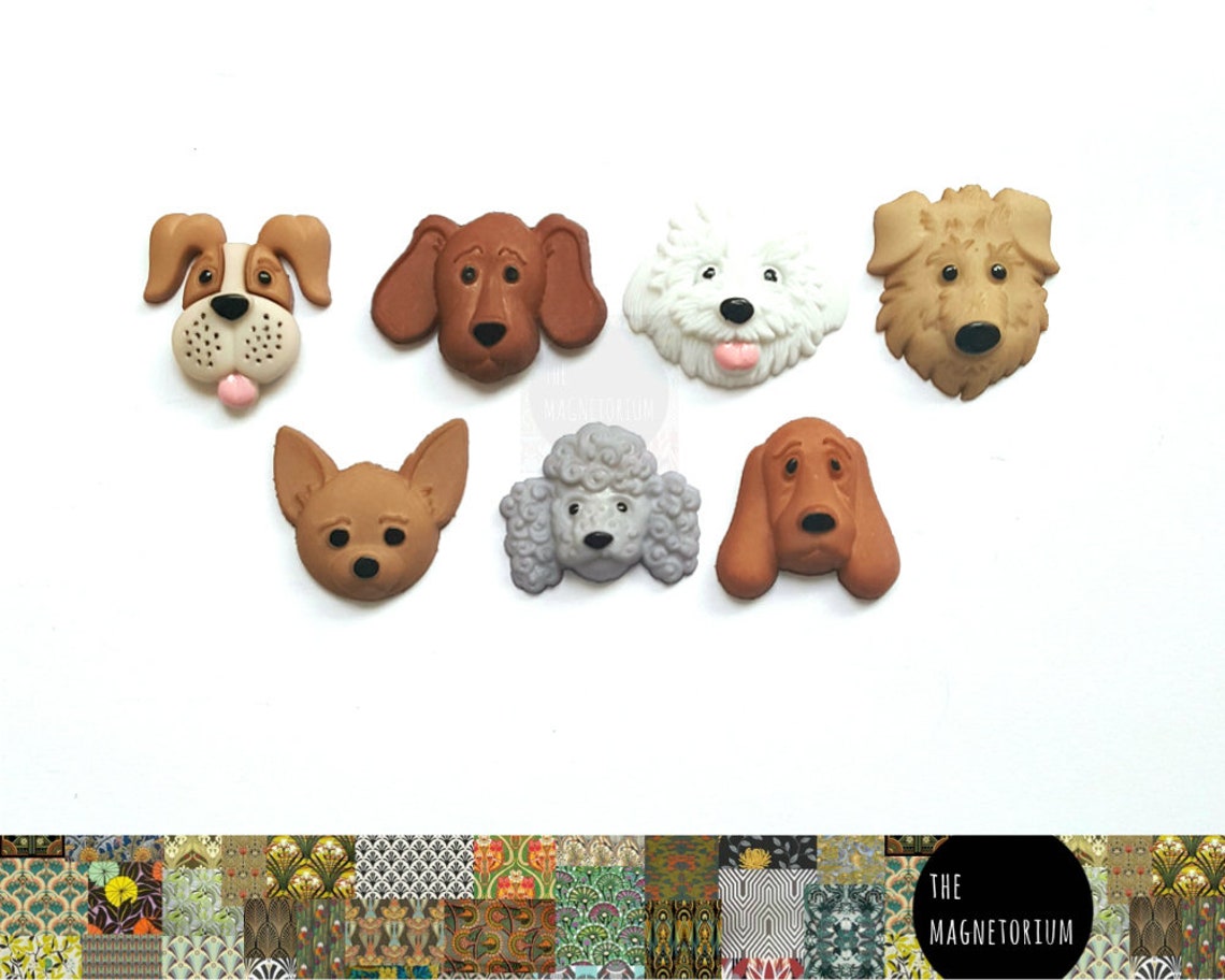 Dog Face Puppy Dog Lover Gift Fridge Etsy