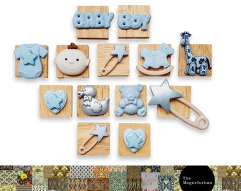 Babyparty-Magnete, It's a Boy, Babygeschenke, Geschlecht offenbaren, Baby Junge, Kühlschrankmagnet-Set, Glückwünsche, Kühlschrankmagnet, Kinderzimmerdeko