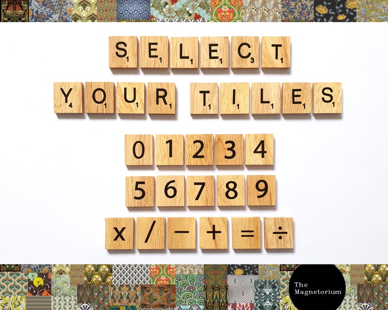 Scrabble Scrabble Tiles Fridge Alphabet Etsy New Zealand