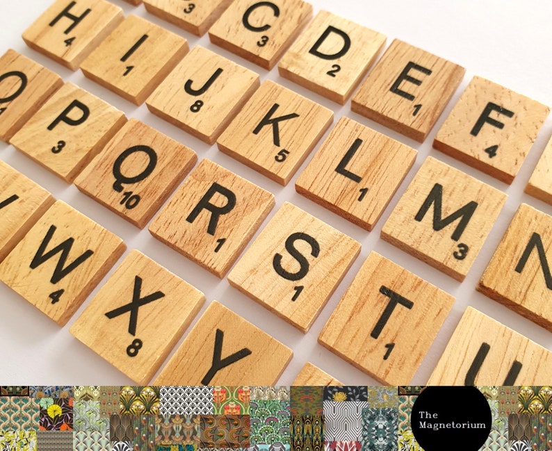 Scrabble Set 100pc Scrabble Tile Fridge Etsy