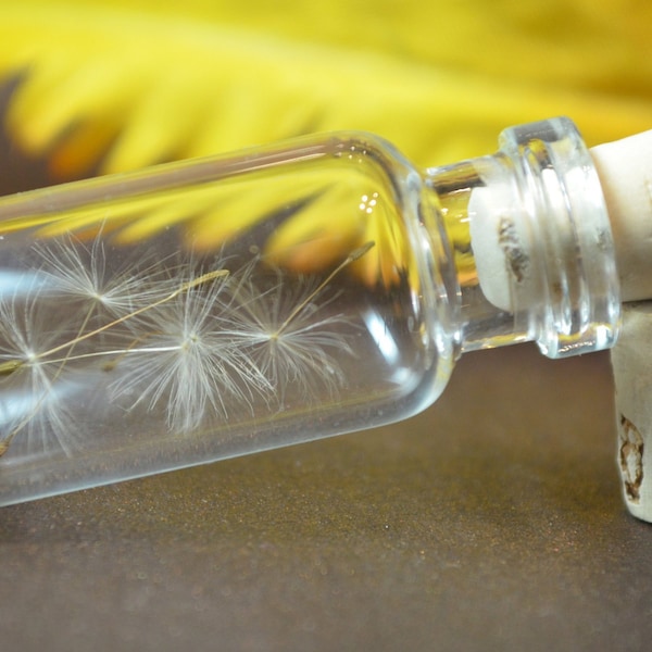 Make a wish dandelion seed charm wedding or favor customizable, I inexpensive, economical