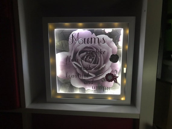 Mum Light Up Frame Fl Gift