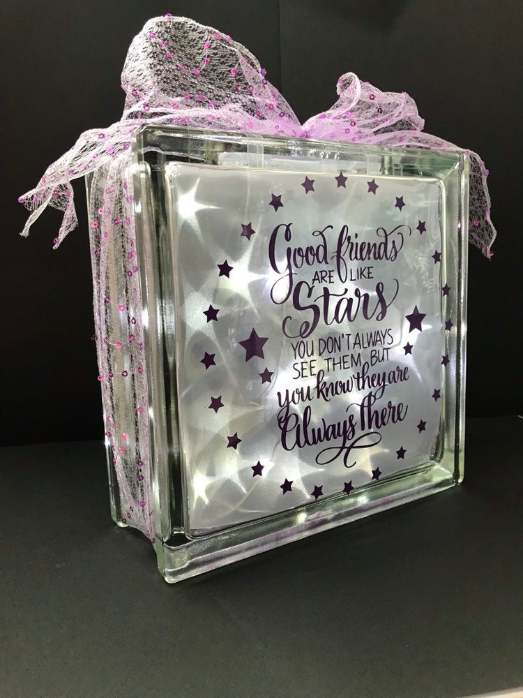 Lighted Glass Blocks, Care Packages From Home …
