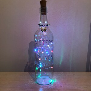Sisters Light Bottle, Sisters Gift, Sisters Quote Gift, Sisters by ...