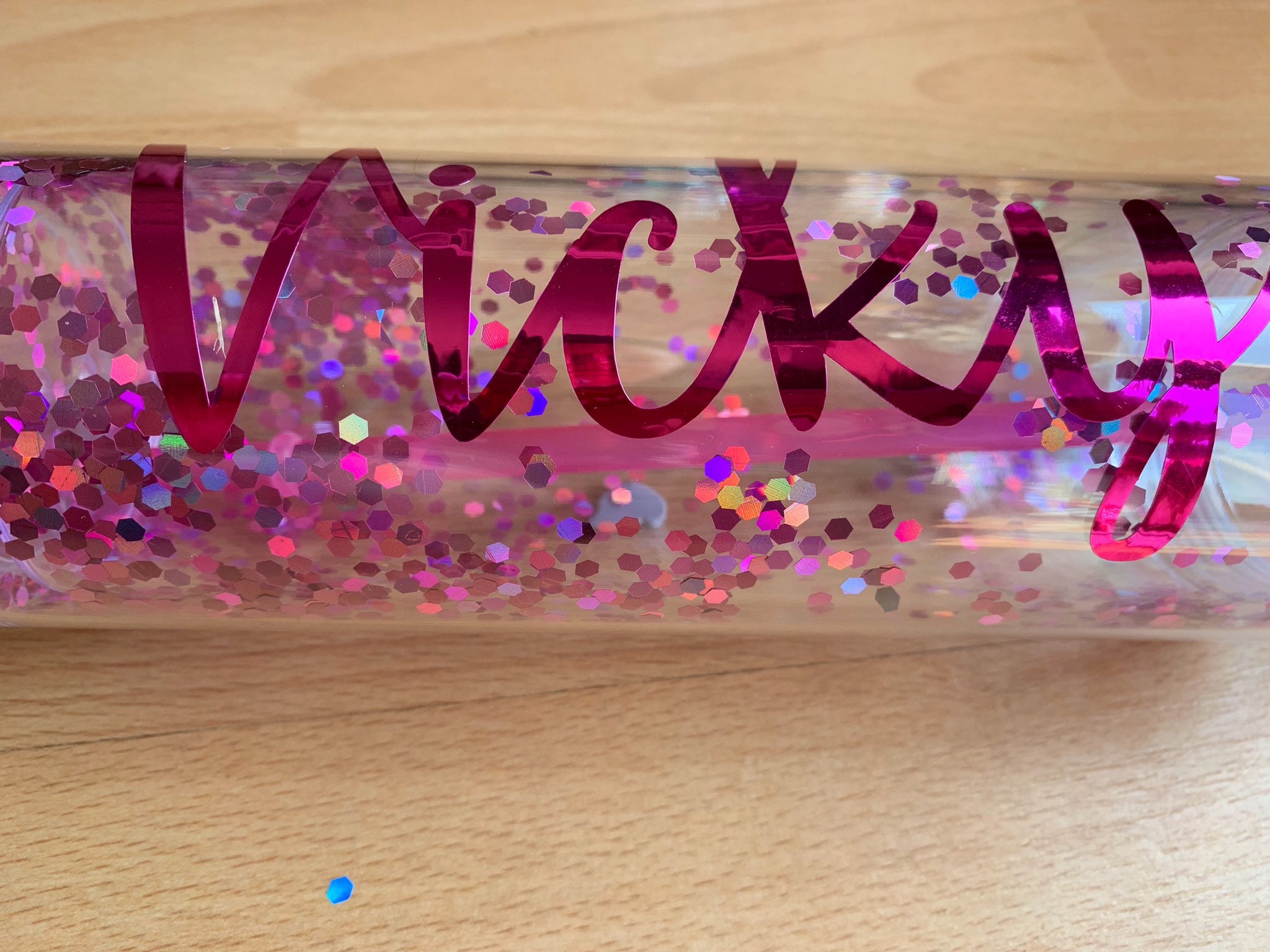 Personalised Glitter Cup Glitter Cup With Straw Glitter Etsy UK