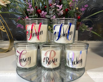 Personalised candle jar, occasion candle, occasion gift