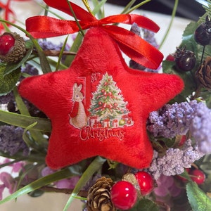 Peluche 1ère étoile de sapin de Noël