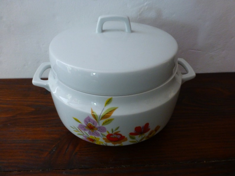 Limoges France 1970/'s porcelain tureenvintage french porcelain tureen bowl soup