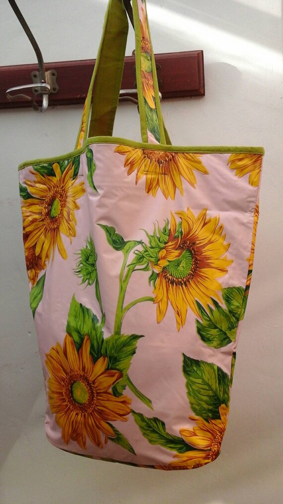 sunflower beach bag