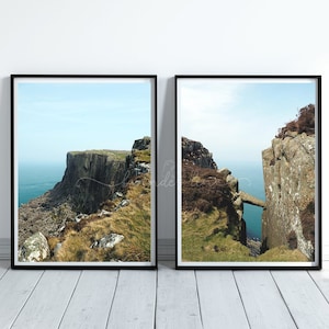 Set di stampe fotografiche costiere di Fairhead: Ballycastle, Irlanda del Nord
