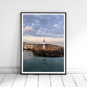 Carnlough Harbour Sunset Print: Northern Ireland Coastal Photography
