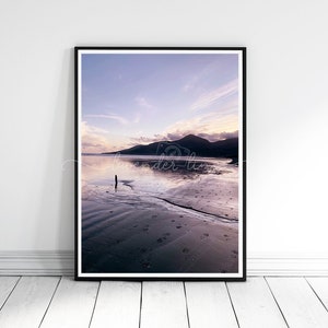 SUNSET MOURNES, Colour Photography Print, Mourne Mountains, Murlough Beach Sunset, Newcastle, Northern Ireland, Wanderlust, Home Decor