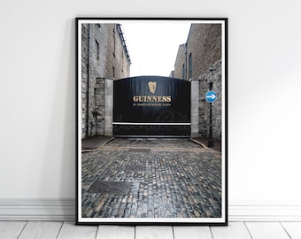 Guinness Fabrik Dublin Fotografie Druck: Irland Home Decor