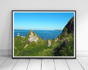 Kinbane Castle Photography Print: Northern Ireland Coastal Wall Art