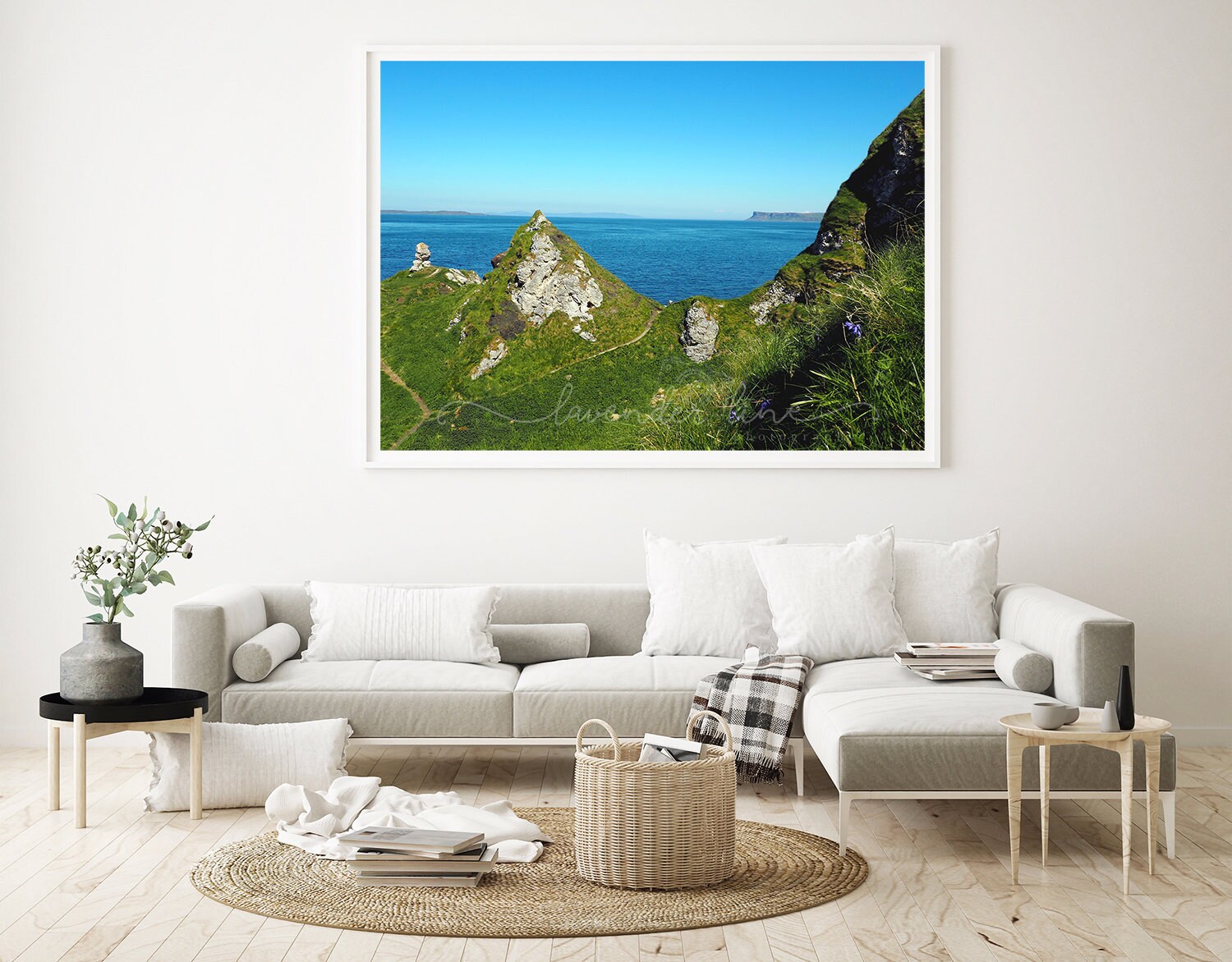 COLOURS OF KINBANE, Colour Photography Print, Kinbane Castle, Causeway ...