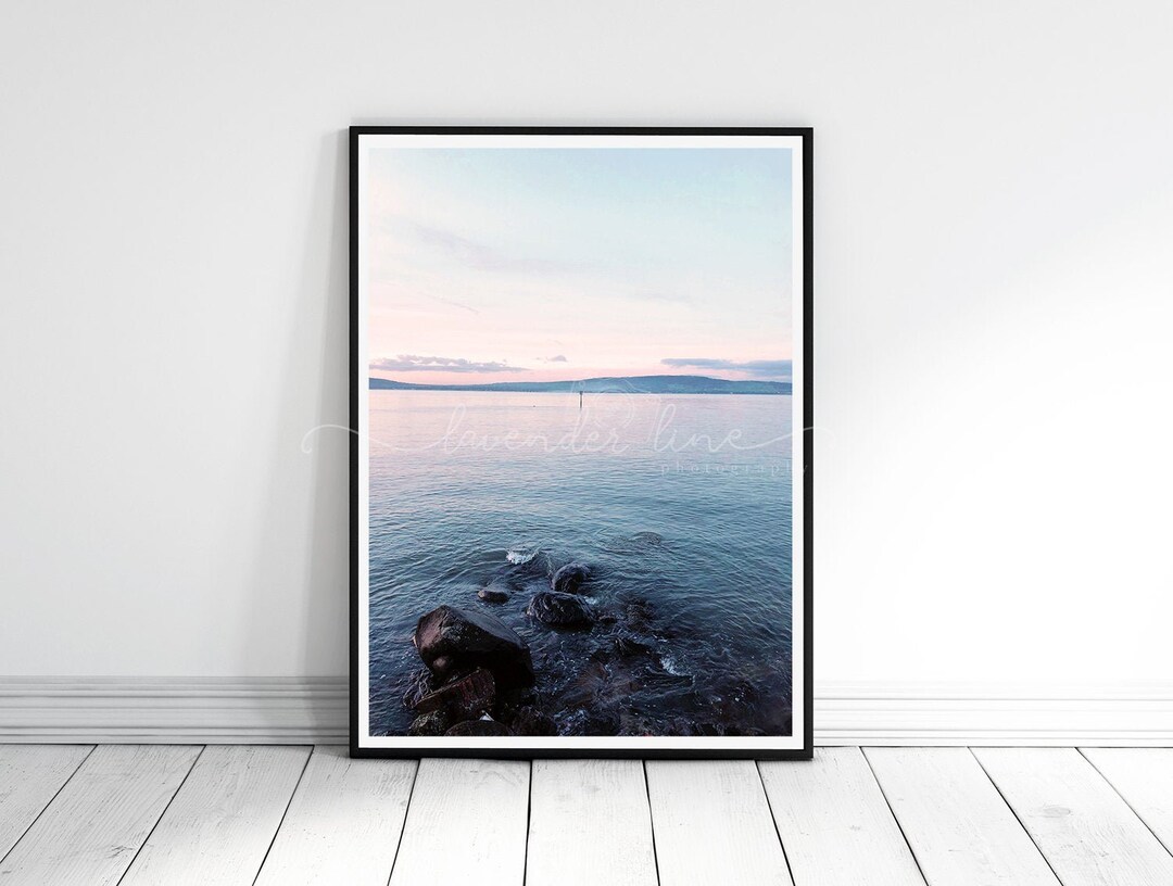 Dreamy Coastal Sunset Photography Print: Sea Park Holywood, Northern ...