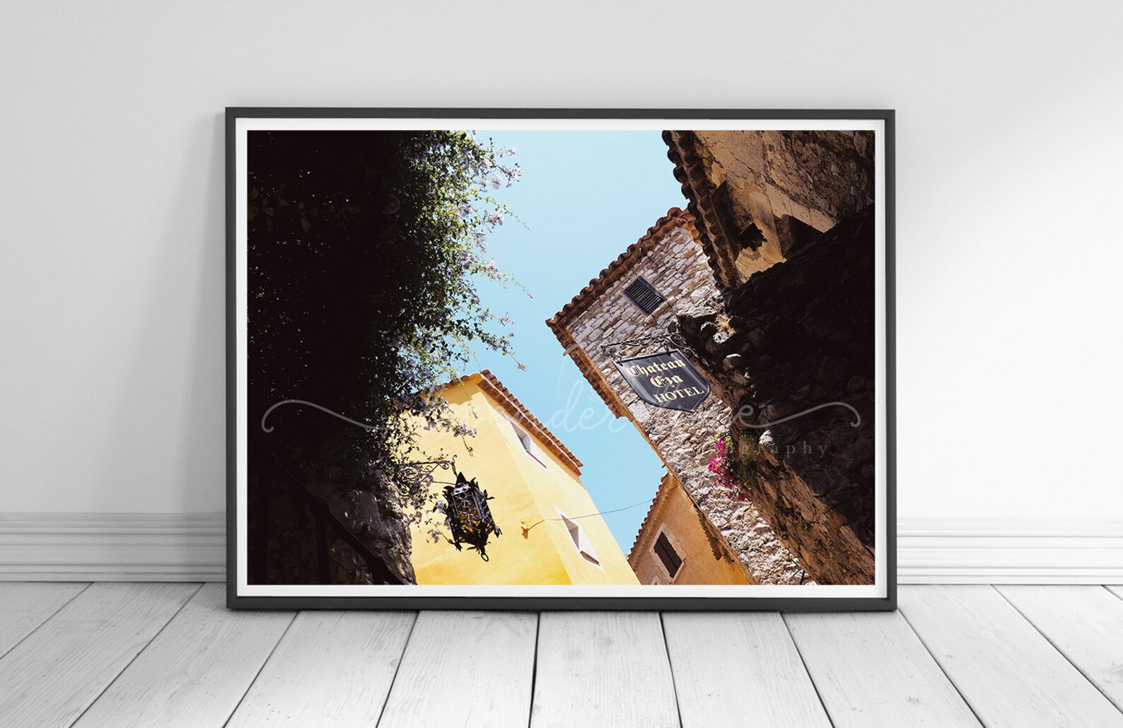 FRENCH YELLOWS, Colour Photography Print, Eze, Street Photography ...