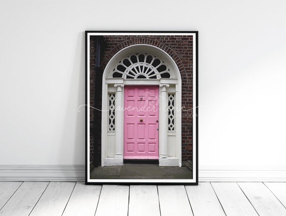 Photo & Art Print Colorful collection of doors in Dublin, Ireland