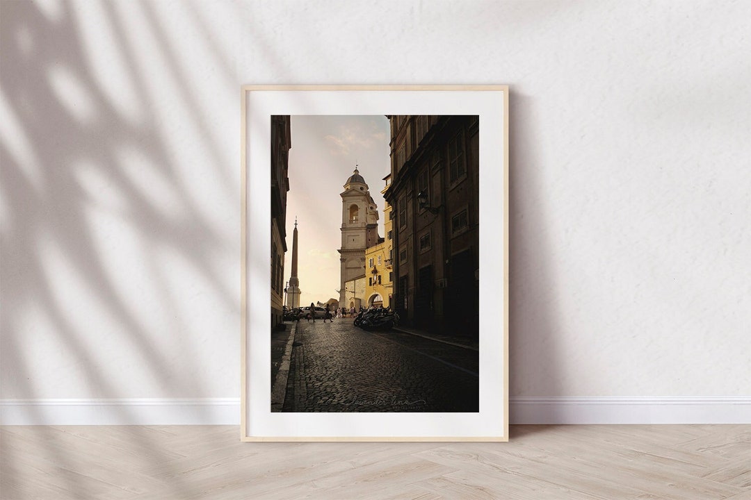 Rome Photography Print: Spanish Steps, Trinità Dei Monti Wall Art - Etsy