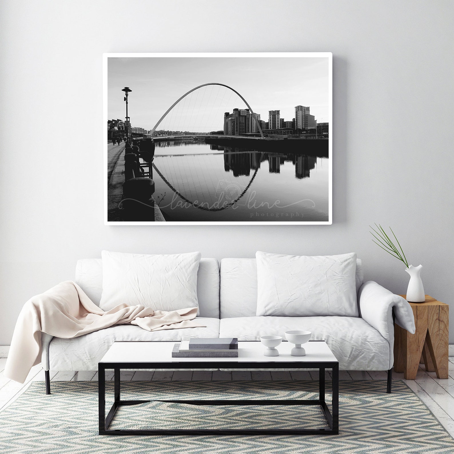 MILLENNIUM REFLECTION Black & White Photography Print - Etsy