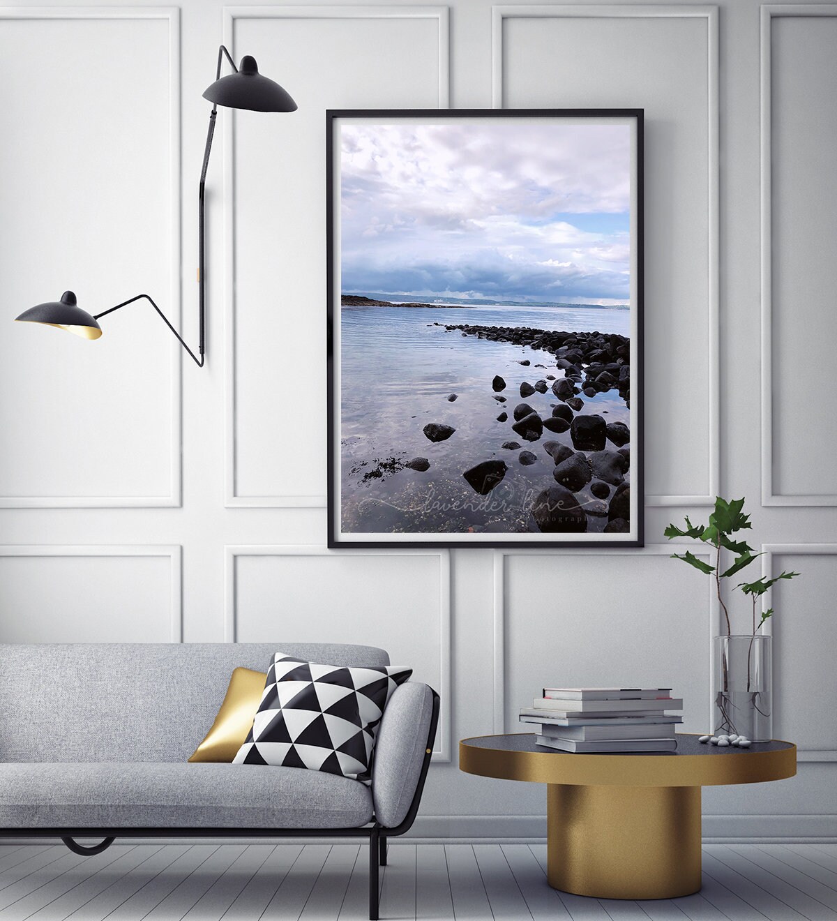 STEPPING STONES Colour Photography Print Coastal - Etsy
