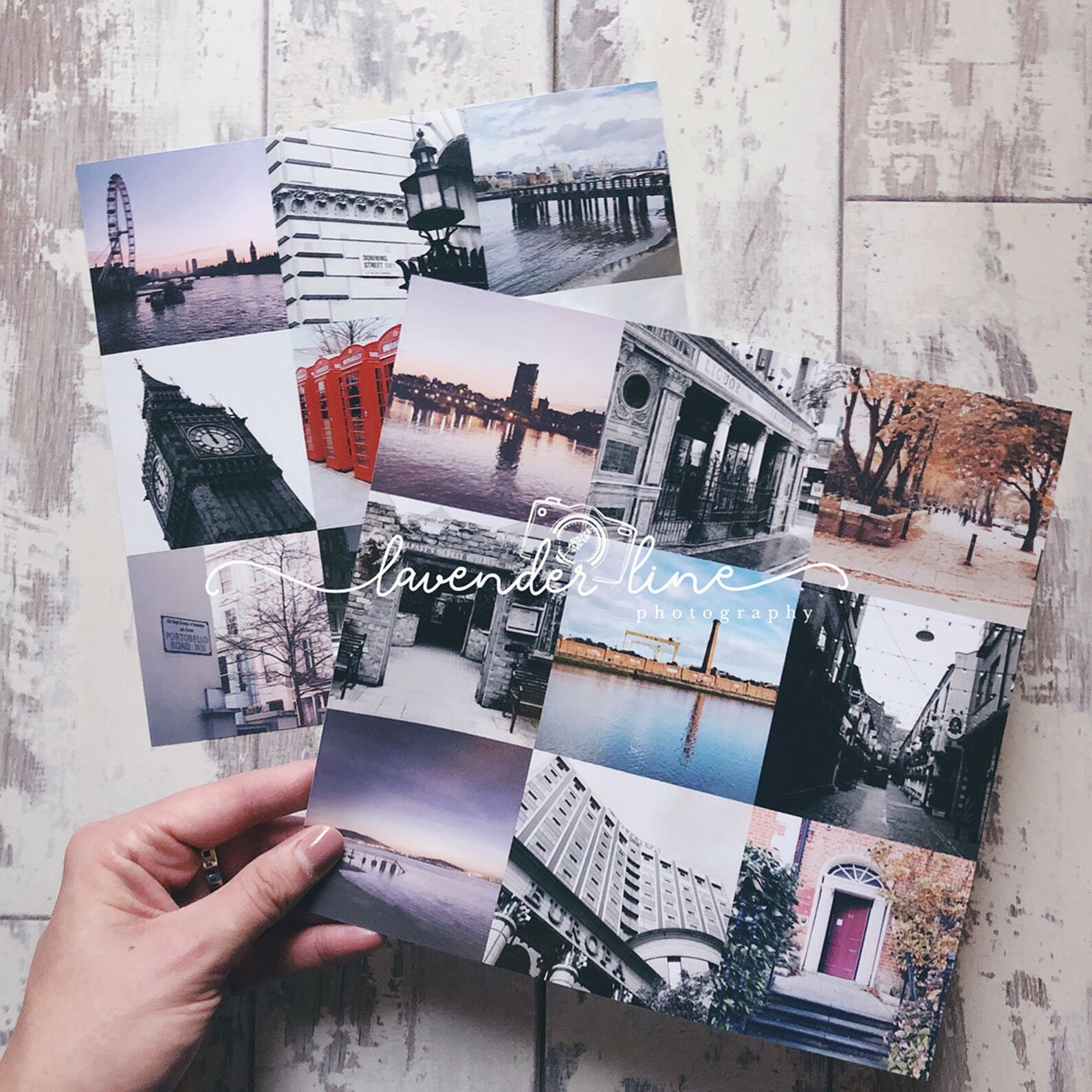 BELFAST, Colour Photography Print, Photo Collage, Belfast Landmarks ...